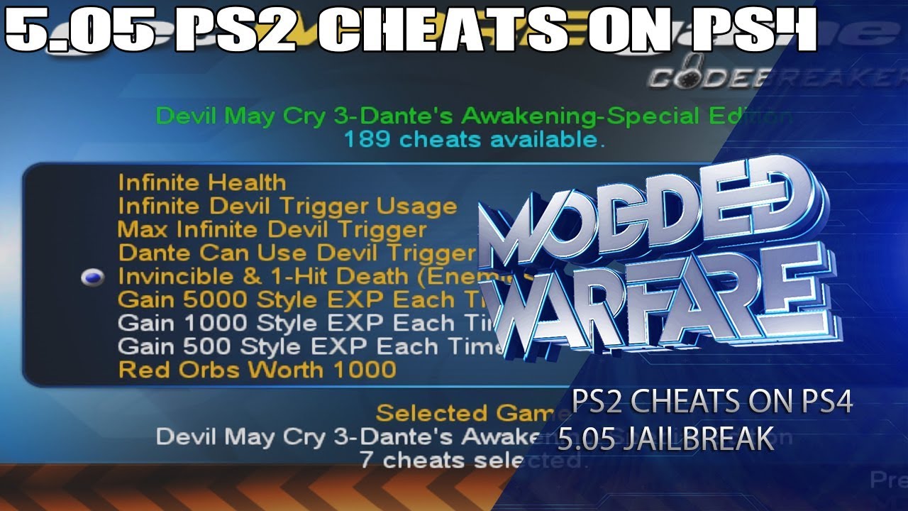 ps2 cheat codes all games